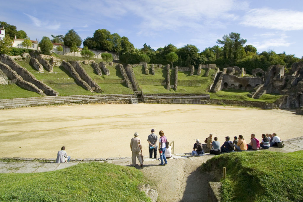 Amphithéatre gallo-romain à Saintes en Charente-Maritime